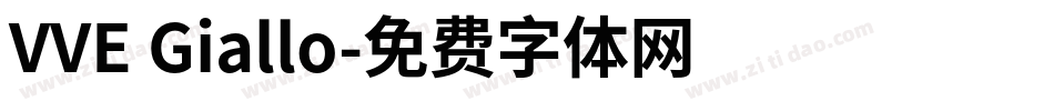 VVE Giallo字体转换